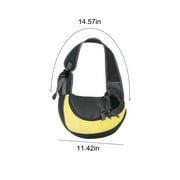 under 20$ Gnobogi Small Pet Dog Sling Carrier, Breathable Mesh Travelling Pet Hands-Free Sling Bag Adjustabled Padded Strap Front Pouch Single Shoulder Bag For Dogs Cats Clearance