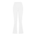thumbnail image 4 of Women's High Waist Bootcut Dress Pants Flare Work Yoga Pants with Pockets Business Slacks 2025 Going Out Outfits, 4 of 5