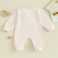 thumbnail image 4 of Baby Boy Romper with Pocket in Solid Color and Long Sleeves, 4 of 9