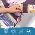 thumbnail image 4 of Yayeee Kitchen Valance Rod Pocket 54" x 18" Living Room Window Curtain, Purple Jam, 4 of 6