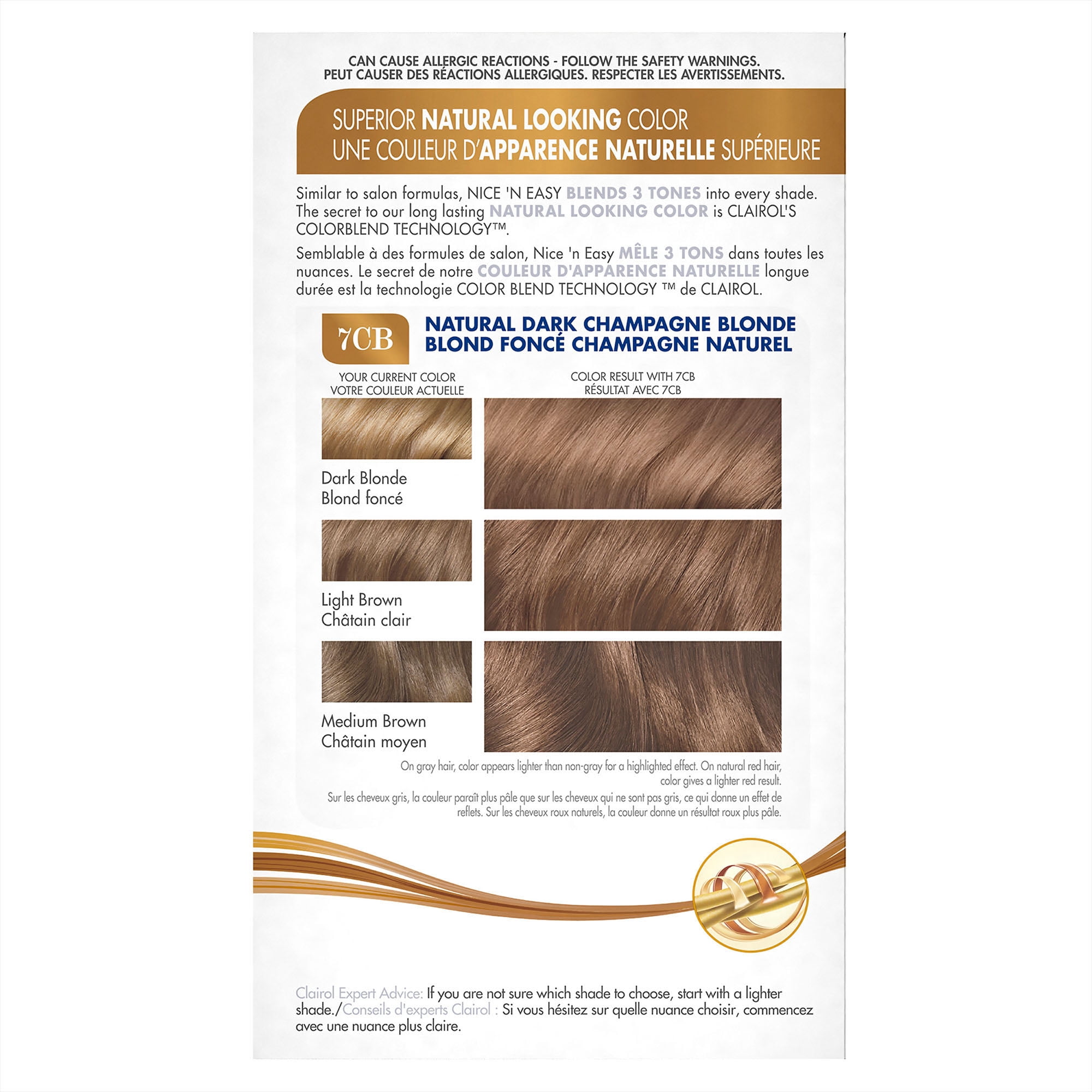 Clairol Nice 'n Easy Natural Dark Champagne Blonde #106B