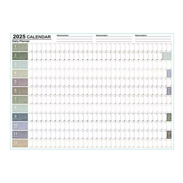 Calendario De Escritorio Calendario De Pared 2025 2025 Calen