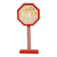 thumbnail image 2 of Wosthever Letrero LED de Papá Noel para el día de Navidad, decoración variada de la casa, parada aquí, iluminación cálida de Navidad Kits de decoración para fiestas, 2 of 6