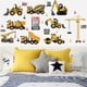 thumbnail image 1 of Wall Decals for Boys EXCAVATOR IN Vehicles Trucks Forklift Tractor Cranes Car Stickers IN Wall Decal for Kids Room Baby Room, 1 of 5