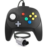 تحكم لوكسمو n64 ، لعبة تحكم سلكية صغيرة كلاسيكية n64 تحكم لوحة تحكم نظام ألعاب الفيديو المنزلي نينتندو 64