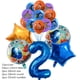 thumbnail image 3 of 15 piezas de globos de aluminio de Buscando a Nemo, globos con números para cumpleaños de niños, suministros de decoración para fiestas, dibujos animados de pez Dory, juguete para baby shower, decorac, 3 of 5