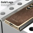 thumbnail image 6 of Allytechgroup Case for Samsung Galaxy Z Fold 7 with Screen Protector, Lens High Out Protection Non-Greasy Upgraded Anti-Drop Shockproof Protective Back Cover for Samsung Galaxy Z Fold 7, Brown, 6 of 12