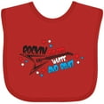 thumbnail image 3 of Inktastic Rocking the Red, White, and Blue Boys or Girls Baby Bib, 3 of 4
