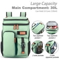 thumbnail image 4 of Mochila térmica BAGPARKK con aislamiento de 3 latas para viajes y acampadas, 4 of 8