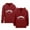 Red, variant on Boys Girls Quarter Zip-Up Hoodies Long Sleeve Pullover Sweatshirts Pockets for Casual School and Outdoor Wear Pink 3-4 Years