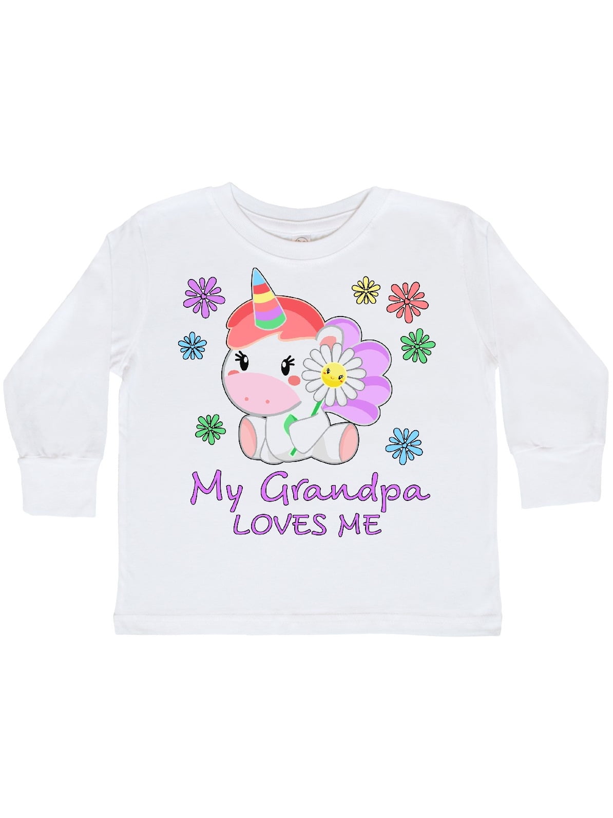 inktastic My Gramps Loves Me with Bunny and Easter Toddler Long Sleeve T-Shirt