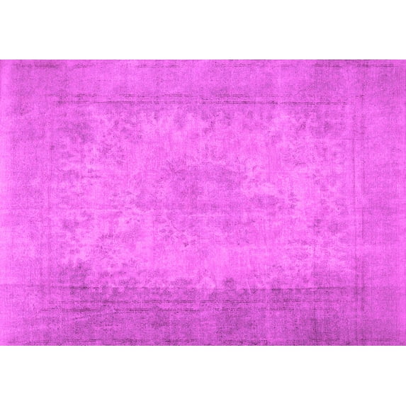Ahgly Company Indoor Rectangle Abstract Pink Contemporary Area Rugs, 2' x 4'