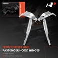 thumbnail image 2 of A-Premium Front Driver and Passenger Hood Hinges Compatible with Honda CR-V 2012 2013 2014 2015 2016 Sport Utility, Front Left and Right Side, 2-PC Set, Replace# 60120T0AA00ZZ, 60170T0AA00ZZ, 2 of 6