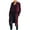Wine, variant on jsaierl Women's Casual Long Open Front Drape Lightweight Duster High Low Hem Maxi Long Sleeve Cardigan