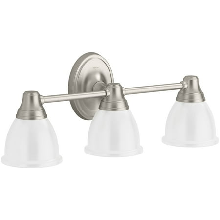 Kohler Lighting 11367 Forte 3 Light 23  Wide Bathroom Vanity Light - Nickel