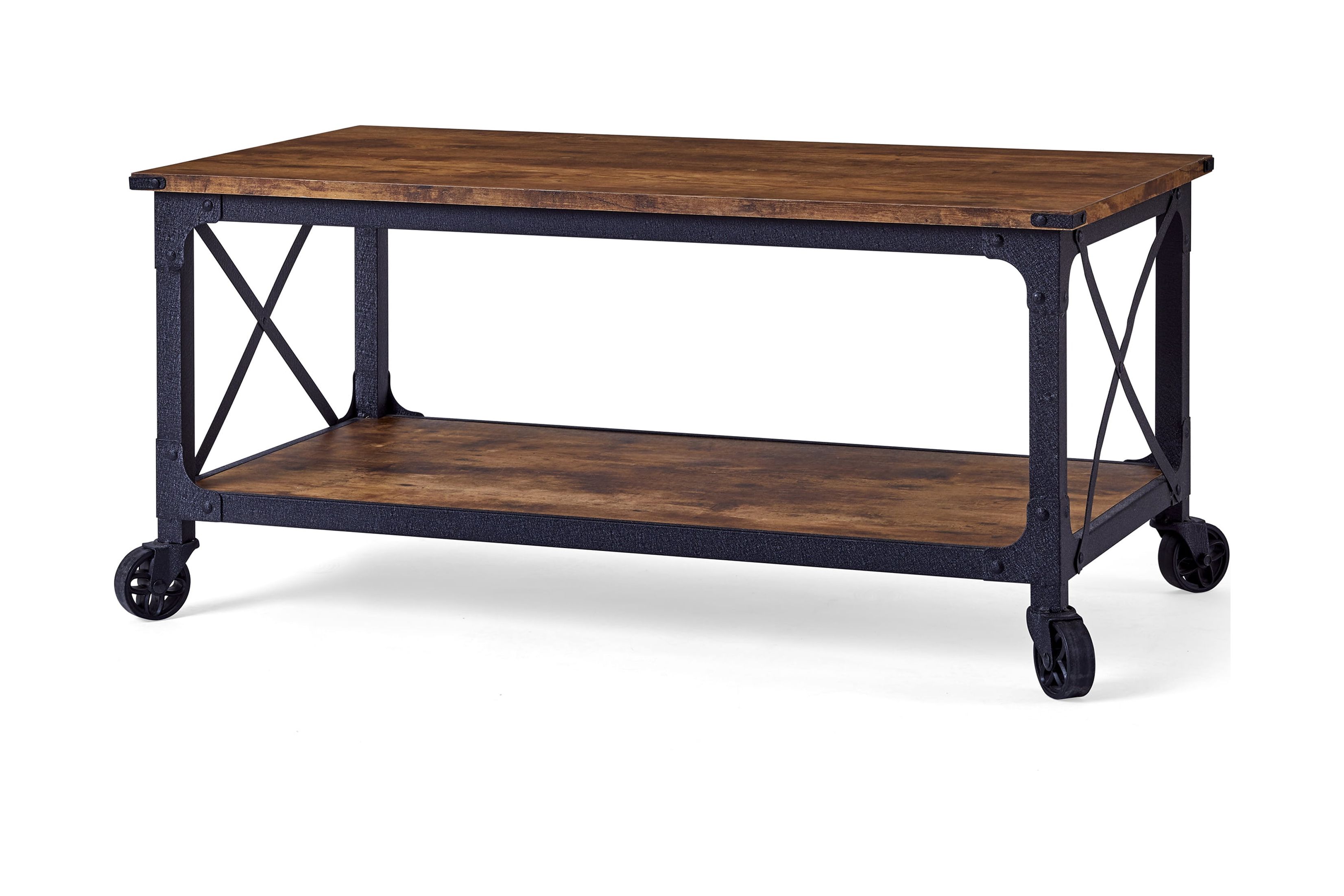 Better Homes & Gardens Rustic Country Coffee Table, Weathered Pine Finish - image 4 of 8