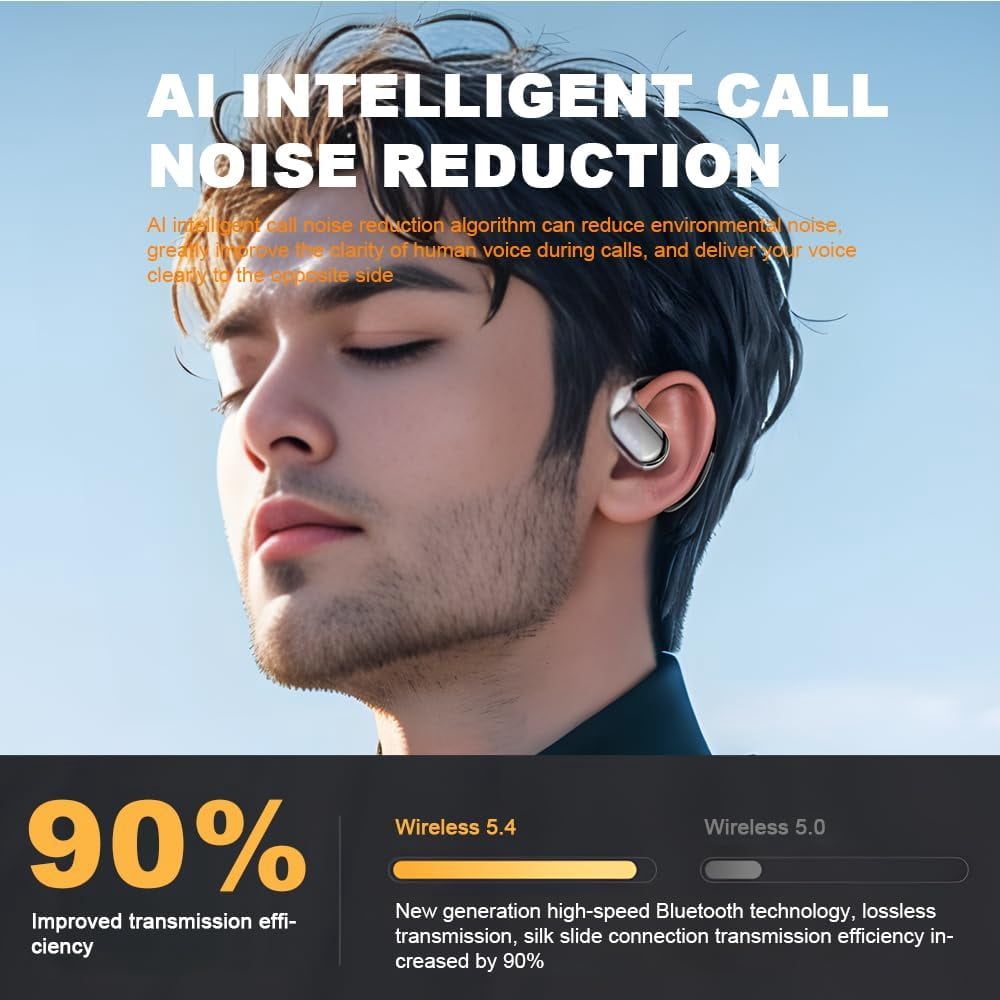 Ai Translation Earbuds Real Time,144 Language Translator Earbuds, Translating Earbuds, Bluetooth Headphones Translation Language Device for iPhone and Android Ear Bud Translator