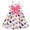 Butterfly-Pink, variant on Little Girls Dinosaur Dress Toddler Baby Pink Bowknot Summer Dresses Sundress 2T (Dino-311)