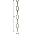 thumbnail image 5 of Accessory Chain - 10' of 9 Gauge Chain in Silver Ridge, 5 of 5