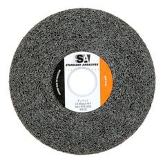 Standard Abrasives Multi-Finish Wheel 856192, 6 in x 1 in x 1 in 2S MED, 3 per case