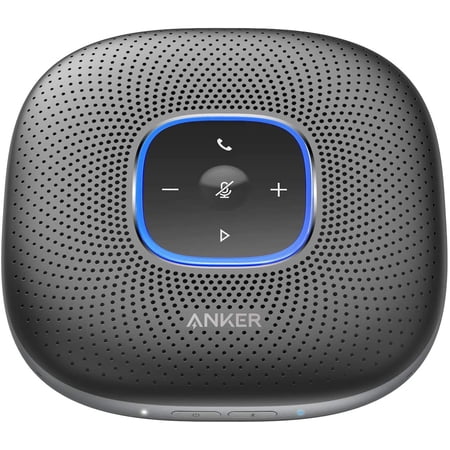Anker PowerConf Bluetooth Speakerphone with 6 Microphones, Enhanced Voice Pickup, 24H Call Time