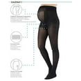 thumbnail image 2 of CALZITALY 2 Pairs Maternity Tights | Pregnancy Opaque Pantyhose | 40 DEN | S M L XL | Black, Blue | Made In Italy, 2 of 3
