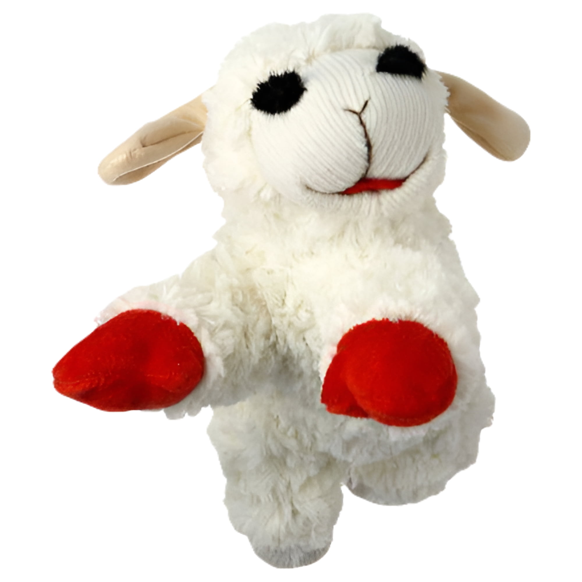 Multipet Soft Plush Lamb Chop with Squeaker Dog Toy Size 10.5 Walmart