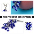 thumbnail image 2 of Vintage Decor Evil Eye Key Rings Blue Evil Eye Pendant Blue Evil Eye Decor Turkish Evil Eye Beads Crafting Glass Keychain, 2 of 3