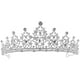 thumbnail image 1 of KAKOWELY Tiaras de boda con diamantes de imitación, corona nupcial con diamantes de imitación, corona para mujer y niña, tiara para fiesta, 1 of 5