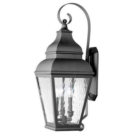 

Livex Exeter 2605-04 Outdoor Wall Lantern - Black