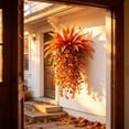thumbnail image 5 of Clearance Artificial Fall Harvest Hanging Basket - Autumn Porch & Door Decoration, Real Looking Artificial Flowers, Uv Resistant & Waterproof, for Garden Porch Window Box Home Wedding Decor, 5 of 8