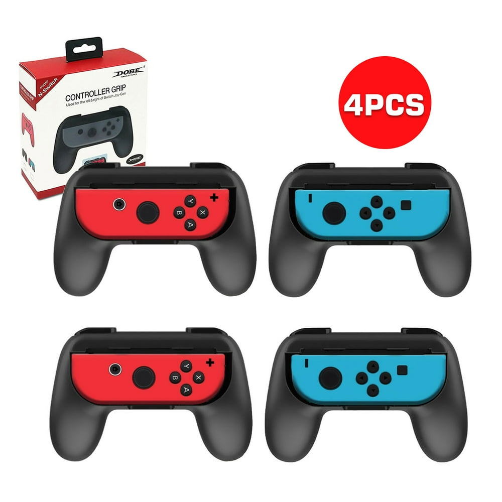 TSV 4/2 Pcs Joy Grips Ergonomic Controller Grip Handle Kit for Switch Joycons Joypad Controller