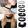 thumbnail image 3 of Jiaroswwei Women Lady Black Velvet Choker Gothic Necklace Simple Retro Jewelry Xmas Gift, 3 of 8