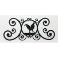 thumbnail image 2 of Village Wrought Iron HP-OD-1 Rooster Over Door Plaque - Black, 2 of 2
