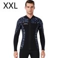 thumbnail image 2 of Vela de buceo 3mm Tops de traje de neopreno premium Titis de neopreno UV Protección Ubicación Buceo de buceo Scuba de canoa para aeróbicos de agua Snorkel Grey XXL kenally OD003290-15, 2 of 7