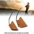 thumbnail image 4 of ZOUSSIQI Fishing Finger Sleeve Protector Artificial Leather Adjustable Fly Line Stripping Guard Protective Tool Accessory for Thumb Index Finger CA919-17227, 4 of 9