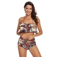 thumbnail image 2 of Ckdifva Pixel Coffee Cakes Womens High Waisted Bikini Set Two Piece Swimsuit Bathing Suits, 2 of 5
