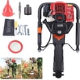thumbnail image 3 of 2 Stroke 52cc Gas T Post Post Driver, 1900W Single Cylinder Gasoline Petrol Portable Fence Pile Hammer Piling, 3 of 9