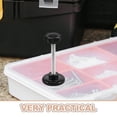 thumbnail image 3 of BESTYASH 2Pcs Walker Bolts Black Plastic And Galvanized Steel For Mobility Aid Parts Durable And Ergonomic Design, 3 of 7