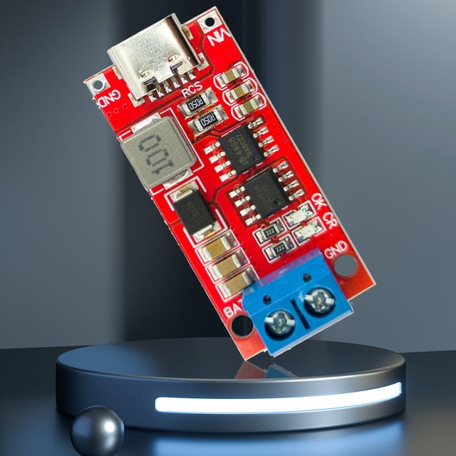 Step Up Boost Converter Module DC 3-6V Módulo de cargador de iones de litio Fuente de alimentación (4S 1A) WDOplteas Para estrenar