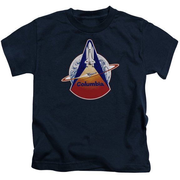 Nasa - Sts 1 Mission Patch - Juvenile Short Sleeve Shirt - 7