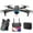 Black, variant on Christmas Boys Gifts Age 13 New Camera Drone Drone with 4K HD FPV Camera Remote Control Toys Gifts For Boys Girls with Altitude Hold Headless Mode Start Speed Adjustment, Orange