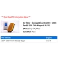 thumbnail image 2 of Air Filter - Compatible with 2004 - 2005 Ford E-350 Club Wagon 6.0L V8, 2 of 2