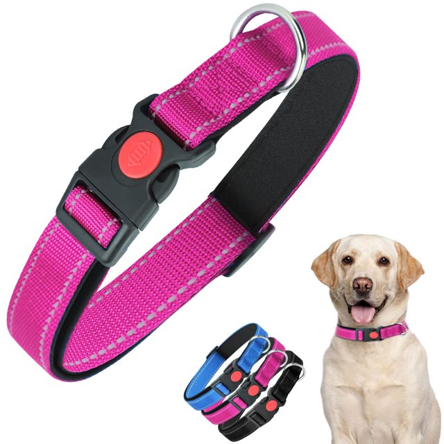 Collar para perros Nobleza ajustable reflectante para perros grandes