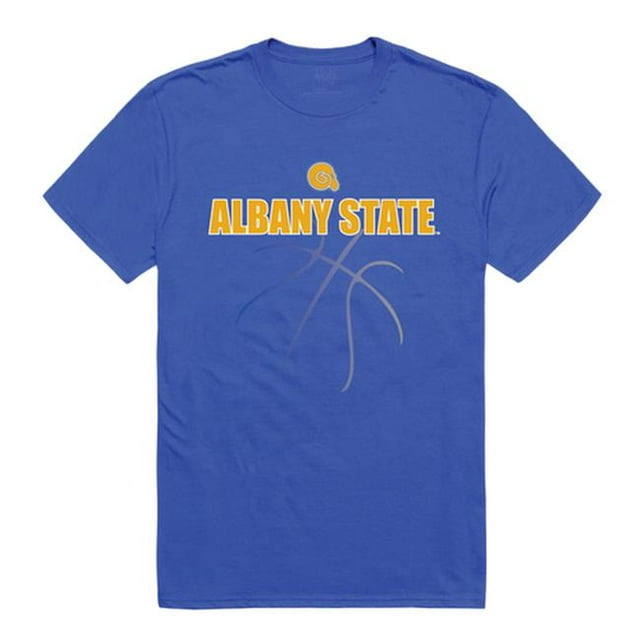 W Republic 510-260-B02-04 Albany State University Men Basketball T-Shirt, Royal - Extra Large