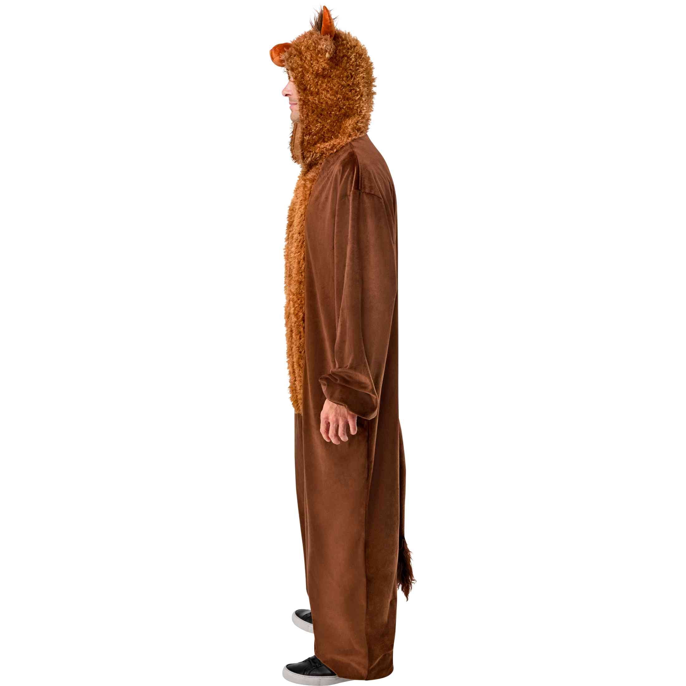 Highland Cow Jumpsuit Halloween Costume for Adults, Unisex Adult Size L (36/42), by Way to Celebrate