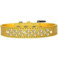 thumbnail image 2 of Dog, Puppy and Pet Designer Croc Collar, "Sprinkles Clear Jewel Rimsets", 2 of 4