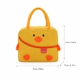 thumbnail image 3 of Clearance! Lunch Bag Cartoon Zipper Kids - Portable Insulated Thermal Tote with Handle, Cute Lunch Box Bag and Storage Bag for School and Picnic,Yellow, 3 of 6