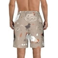 thumbnail image 3 of Kdxio Chicken Pattern Mens Casual Shorts - Drawstring Summer Beach Sports Shorts for Men, 3 of 9