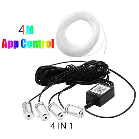 

RGB LED Strip Light APP Bluetooth-compatible Control for Car Interior Atmosphere